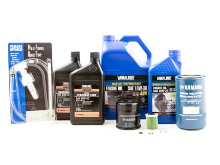 Yamaha 20 Hour Service Maintenance Kit - Yamalube 10W-30 - F150 - 2006-Current For Cheap