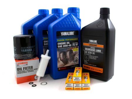 Yamaha 100 Hour Service Maintenance Kit - Yamalube 20W-40 - F40 - 2000 Fashion