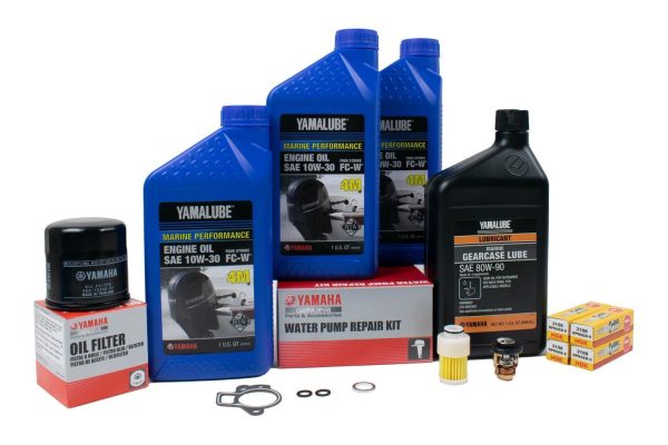 Yamaha 300 Hour Service Maintenance Kit - Yamalube 10W-30 - T60TLR - 2005 on Sale