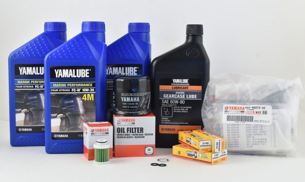 Yamaha 100 Hour Service Maintenance Kit with Cooling - Yamalube 10W-30 - T60 - 2006-Current Online Hot Sale