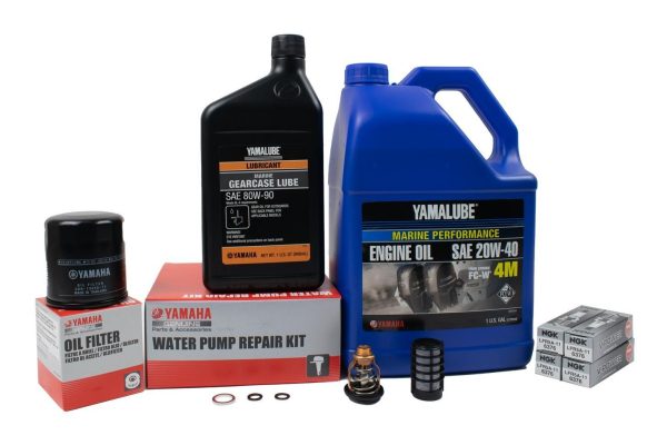 Yamaha 300 Hour Service Maintenance Kit - Yamalube 20W-40 - F90 - 2003-2004 Online Sale