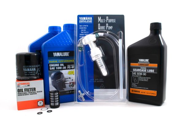 Yamaha 20 Hour Service Maintenance Kit - Yamalube 10W-30 - F25 - 2005 Online Sale