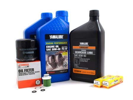 Yamaha 100 Hour Service Maintenance Kit - Yamalube 20W-40 - F25C - 2016-Current Cheap