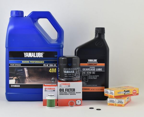 Yamaha 100 Hour Service Maintenance Kit - VF115 SHO - Yamalube 10W-30 For Discount