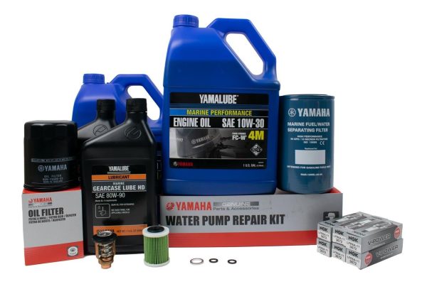 Yamaha 300 Hour Service Maintenance Kit - Yamalube 10W-30 - VF200 VF225 VF250 SHO - 2011-Current ( See Models ) Sale