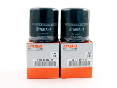 Yamaha 5GH-13440-71-00 - Oil Filter - F115 F100 F90 F75 F50 F40 F30 - 2-Pack For Discount