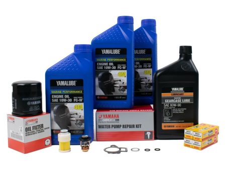 Yamaha 300 Hour Service Maintenance Kit - Yamalube 10W-30 - F60 TJRD TLRD - 2005 Supply