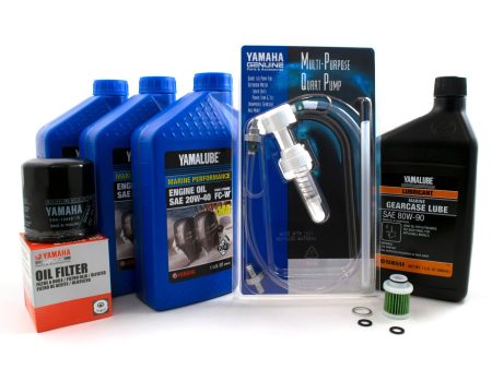 Yamaha 20 Hour Service Maintenance Kit - Yamalube 20W-40 - F50 - 2006 - Current Fashion