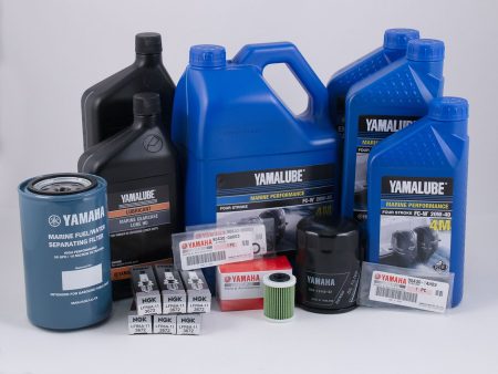 Yamaha 100 Hour Service Maintenance Kit - Yamalube 20W-40 - F225 F250 F300 4.2L V6 - All Models For Sale