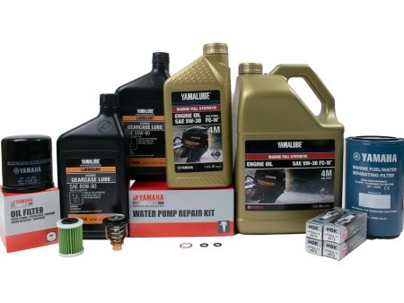 Yamaha 300 Hour Service Maintenance Kit - Yamalube 5W-30 Synthetic- VF150 VF175 - All Models Discount