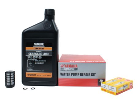 Yamaha 100 Hour Service Maintenance Kit w  Cooling - 25 2-Cylinder 2-Stroke - 2000-2009 Supply