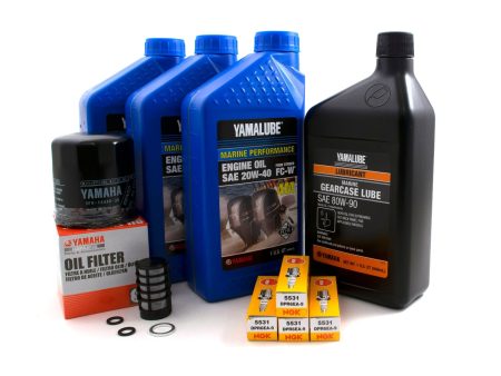 Yamaha 100 Hour Service Maintenance Kit - Yamalube 20W-40 - F40 - 1999 For Sale