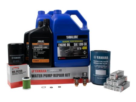 Yamaha 300 Hour Service Maintenance Kit - Yamalube 10W-30 - VF200 VF250 SHO - 2015-2021 ( See Models ) Hot on Sale