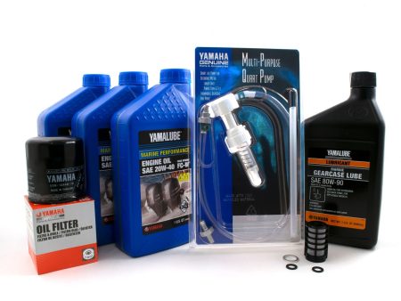 Yamaha 20 Hour Service Maintenance Kit - Yamalube 20W-40 - F50 - 2000-2004 For Cheap