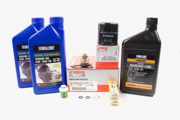 Yamaha 300 Hour Service Maintenance Kit - Yamalube 10W-30 - F25C T25C - 2016-Current Sale