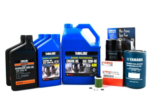 Yamaha 20 Hour Service Maintenance Kit - Yamalube 20W-40 - F350 For Discount