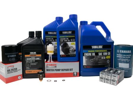 Yamaha 300 Hour Service Maintenance Kit - Yamalube 10W-30 - F200 & F225 3.3L V6 - 2002-2005 Online Hot Sale