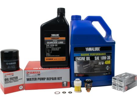 Yamaha 300 Hour Service Maintenance Kit - Yamalube 10W-30 - F115 - 2000-2001 For Discount