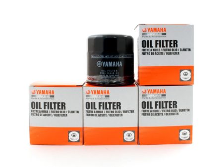 Yamaha 5GH-13440-61-00 5GH-13440-60-00 - Outboard Oil Filter - F15 F25 F40 F50 F60 F70 - 4-Pack For Sale