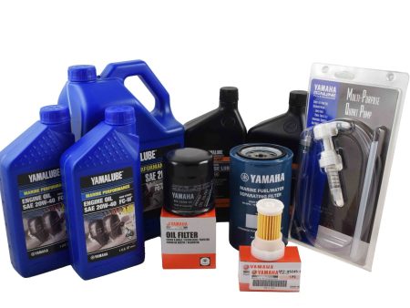 Yamaha 20 Hour Service Maintenance Kit - F250 3.3L V6 - Yamalube 20W-40 - 2005 Online Sale