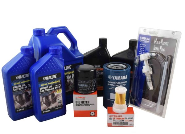 Yamaha 20 Hour Service Maintenance Kit - F250 3.3L V6 - Yamalube 20W-40 - 2005 Online Sale