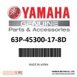 Yamaha 63P-45300-17-8D - Lower unit assy Online Sale