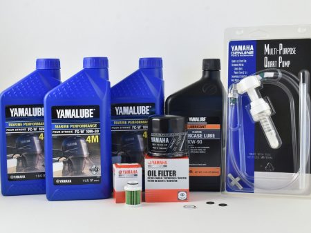 Yamaha 20 Hour Service Maintenance Kit - Yamalube 10W-30 - F70 - All Models Online Sale