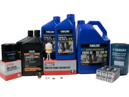 Yamaha 300 Hour Service Maintenance Kit - Yamalube 20W-40 - F200 & F225 3.3L V6 - 2002-2005 Sale