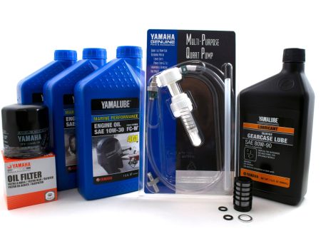 Yamaha 20 Hour Service Maintenance Kit - Yamalube 10W-30 - F40 - 1999 Cheap